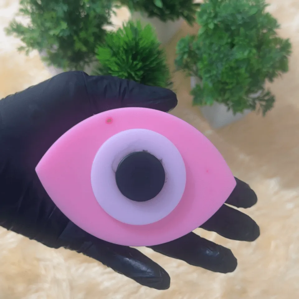evil eye pink soap