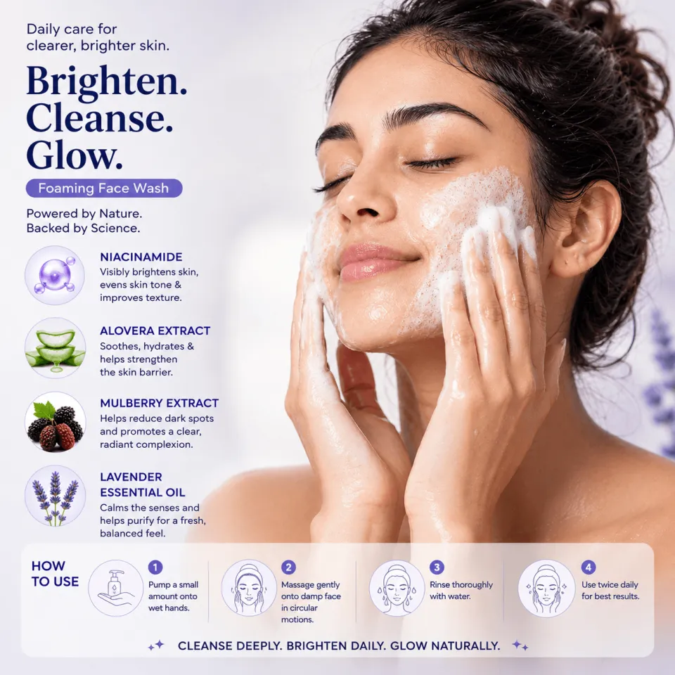 niacinamide foaming facewash